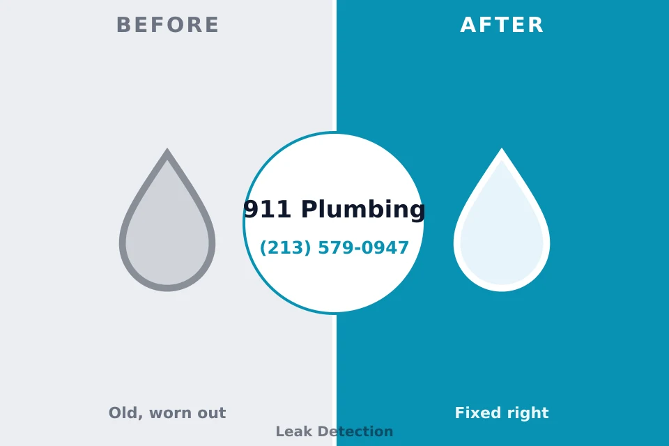 Before and after: plumbing repair Lovington, IL